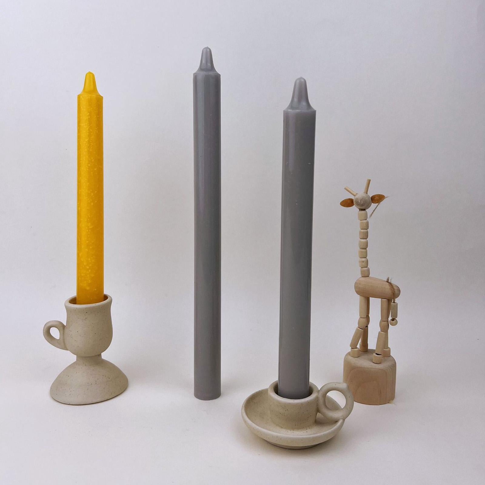 FVDPWYE Long Taper Candle Mold Candles Making Craft for Wedding Dinner Home Parties