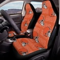 thumbnail image 4 of Psesaysky Polyester Car Seat Cover Set with Football Helmet Pattern, 2 Piece Elastic Interior Accessories for SUV and Van for Men and Women, 4 of 11