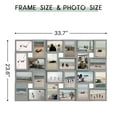 thumbnail image 2 of Hello Laura 24 Opening Gray Multiple Photo Frames Collage 4 x 6 Pictures Set of 2, 2 of 4