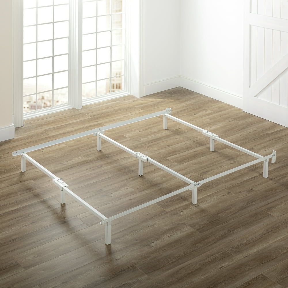 Zinus 7” Compack Metal Bed Frame, White, Twin