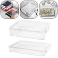 thumbnail image 3 of Lefu Desktop File Storage Box A4Document Organizer Case With Lid Desk Paper Container, 3 of 4