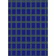 thumbnail image 1 of Ahgly Company Machine Washable Indoor Rectangle Transitional Steel Blue Area Rugs, 2' x 3', 1 of 7