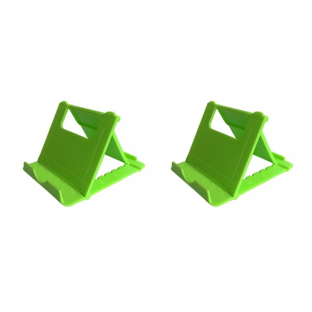 Monstrate Estante de almacenamiento para teléfono Soporte de escritorio para tableta Soporte de plástico resistente al desgaste verde verde 1 Stück 2Conjunto