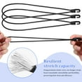 thumbnail image 3 of LABSERRON 25pcs Compact Elastic Straps Black PP for Efficient Packing, 3 of 6
