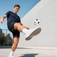 thumbnail image 5 of Aoznliie Footbag, 3 Pcs Soft PU Football Shape Hackey Sack for Adults, 4 inch Lightweight Dirtbag Footbag for Outdoor Beach Patio Games, 5 of 6