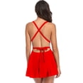 thumbnail image 2 of HAWEE Robe de Bain une Pièce Élégante à Croisement pour Femme, Maillot de Bain à Jupe Fleurie, Taille P-2TG, 2 of 4