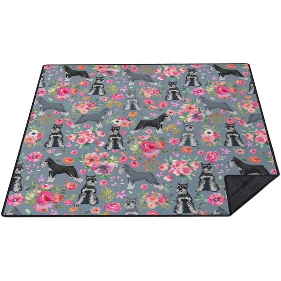 Extra Large Picnic Blankets Waterproof Foldable (80 "x 80") Beach Blanket Waterproof Sandproof,3-Layer Thicking Mat Outdoor Packable Camping Blanket