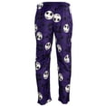 thumbnail image 2 of The Nightmare Before Christmas Jack Skellington Skull All Over Purple Adult Lounge Pants Sleepwear, 2 of 6