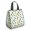 Dinosaur and Volcano-2, variant on Dinosaur and Volcano White Pattern Insulated Lunch Bag for Women Men, Large Portable Soft Cooler Tote, Thermal Food Storage Bag with Pearl Cotton, 8.66L, 8.75"x5.75"x9.5"