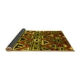 thumbnail image 2 of Ahgly Company Indoor Rectangle Solid Yellow Modern Area Rugs, 5' x 7', 2 of 4