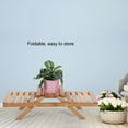thumbnail image 3 of Potted Plant Shelf, Wooden 2-layered Potted Plant Flower Shelf Storage Rack For Living Room And Garden, 3 of 8