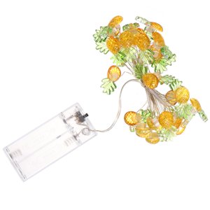 Unbranded 1 Ensemble de fils de cuivre lumières ananas forme LED Éclairage pour utilisation décorative de Noël