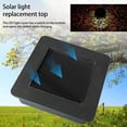 thumbnail image 4 of 2/4 Pieces Solar Light Replacement Top, Square Solar Panel Top Replaces Fittings, 4 of 8