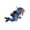 B, variant on SIfdSeng Porch Decorations Hanging Blue Guy Diver Decorative Ornament for Fish Tanks and Aquariums 1Pc Masquerade Party Decorations Door Decorations Hanging Green