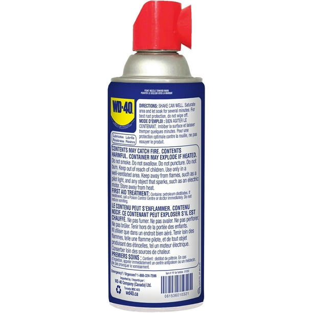 what is water displacement lubricant Wd 40 lubricant penetrating oil water-displacing spray Stock Photo main image 0