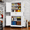 White, variant on Ero Tall Metal Garage Storage Cabinet with Doors and Shelves, Rollowing Garage Cabinet with Wheels and Drawers