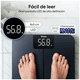 thumbnail image 2 of Bascula Digital Bloosom  Peso Personas 180 Kg Pesa Corporal Baño Negro, 2 of 4
