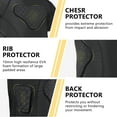 thumbnail image 4 of Youth Boys Football Rib Protector Kids Girls Heart Guard Sternum Shirt compression padded Rugby Baseball Chest, 4 of 7