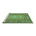 thumbnail image 2 of Ahgly Company Machine Washable Indoor Square Persian Turquoise Blue Traditional Area Rugs, 6' Square, 2 of 4