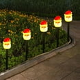thumbnail image 4 of Kieccall Solar Courtyard Lights Outdoor Solar Garden Pathway Lights for Outdoor Garden Courtyard Yard Patio Waterproof Landscape Lighting 5 Pack, 4 of 4