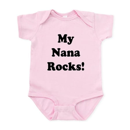 

CafePress - My Nana Rocks Infant Bodysuit - Baby Light Bodysuit Size Newborn - 24 Months