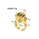 thumbnail image 4 of "2 Anillos para Mejores Amigos Anillo Bff 2 Lab.g  Color Oro  ", 4 of 5