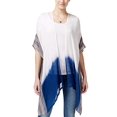 thumbnail image 3 of Collection Xiix Femmes Dip Dye Bord Tissé Kimono Wrap Serein Ciel Bleu, 3 of 3