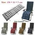 thumbnail image 2 of YOPTOP Replacement Sun Lounger Cushion Outdoor Garden Patio Recliner Thick Padded Spare No Chair,Grey,170cmby53cmby7cm, 2 of 17