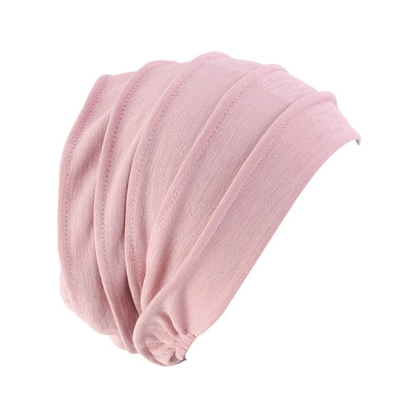 STOBOK Head Wrap Cap Cotton Pink 1Pcs Comfortable Sleep for Women