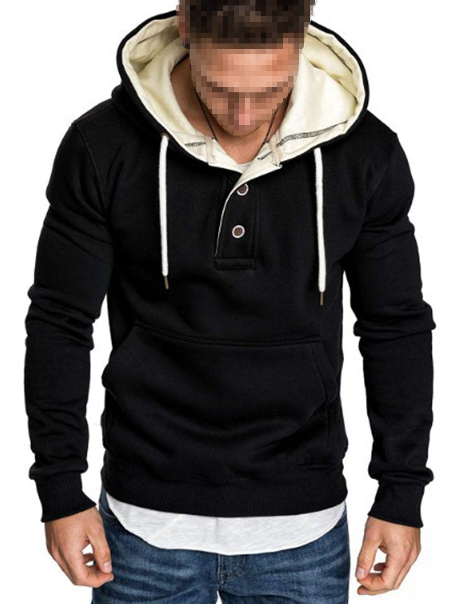 Mens Hoodies & Sweatshirts Pullover Hoody Tops Sports Streetwear Tracksuit Logo 