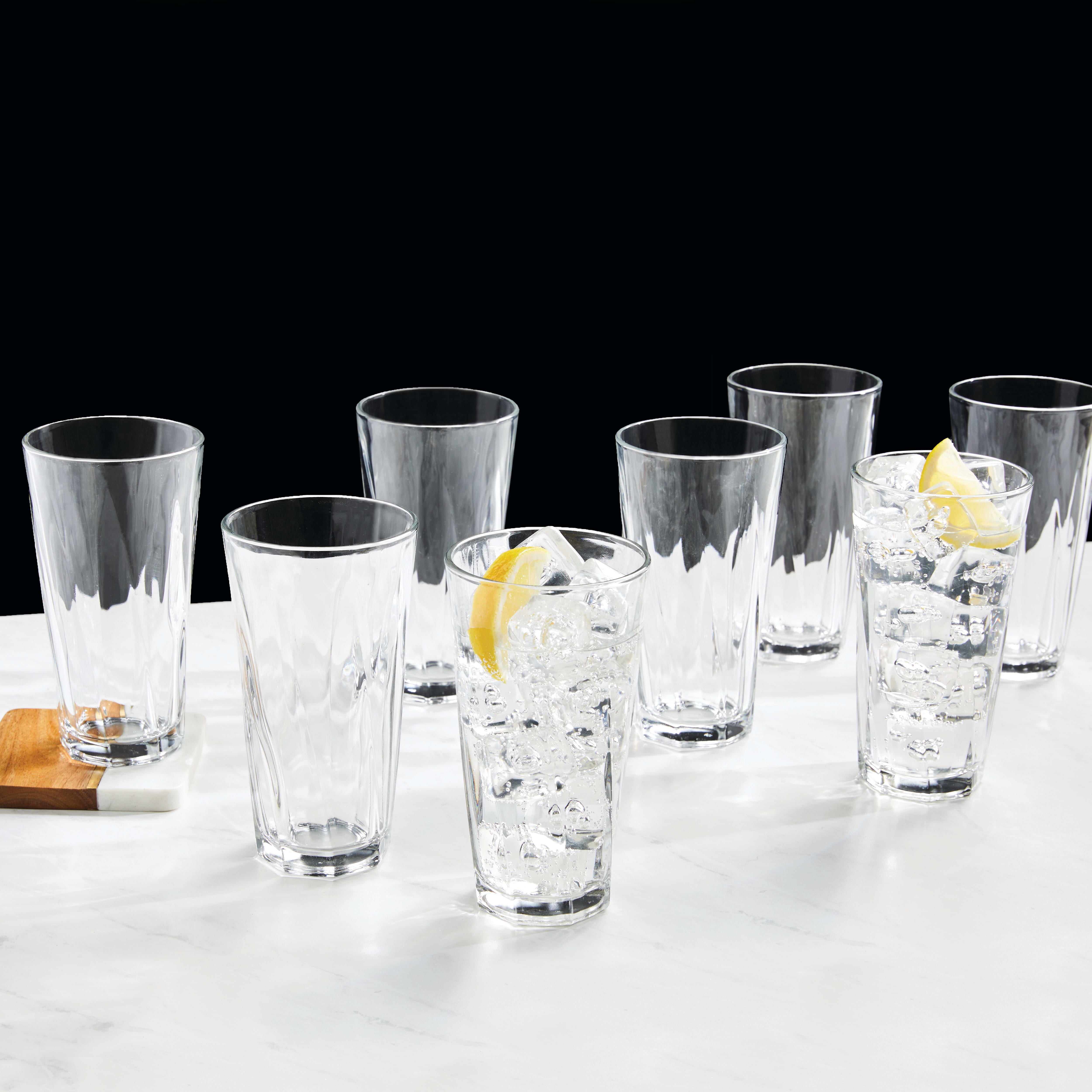 Better Homes & Gardens Reeve Drinking Glasses, 17 oz, Set of 8