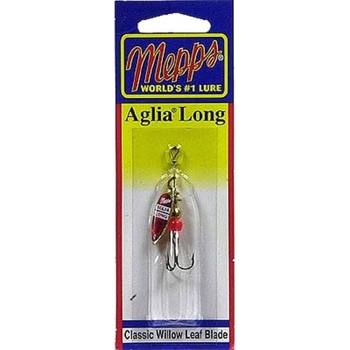 Red SPINNER BLADES SIZE 4 Mepps FISHING LURES FLYING C's 10 ILBA Yellow 