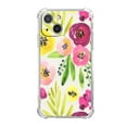 thumbnail image 1 of Summer Flower Case for iPhone 14,Aesthetic Colourful Floral Pattern Soft TPU Full Cover Case, 1 of 5