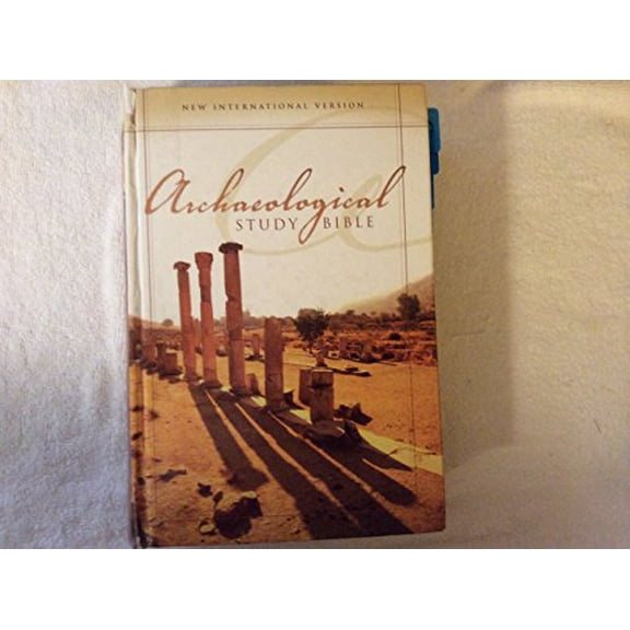Pre-Owned Archaeological Study Bible-NIV: An Illustrated Walk Through Biblical History and Culture (Hardcover) 031092605X 9780310926054