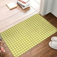 thumbnail image 4 of Goofa 16"x24" Inches Yellow Checkboard Doormats for Outdoor Entrance - Non-Slip Welcome Mat, Heavy Duty Door Mats Outdoor, Spring Doormat, 4 of 9