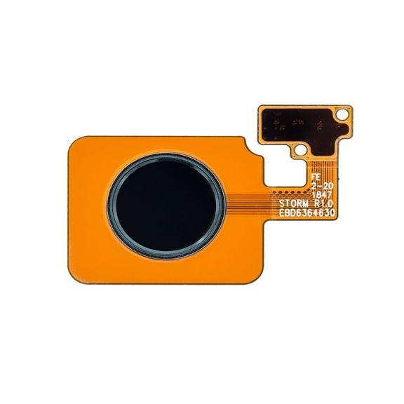 Replacement Home Button / Fingerprint Scanner Flex Cable For LG G8 ThinQ / V50 ThinQ 5G - Black