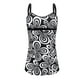 thumbnail image 1 of Gibobby Traje de baño de una pieza Traje de baño de temperamento de moda Traje de baño de falda de tamaño Traje de baño de doble hombro Halter Traje de b(C,XL), 1 of 5