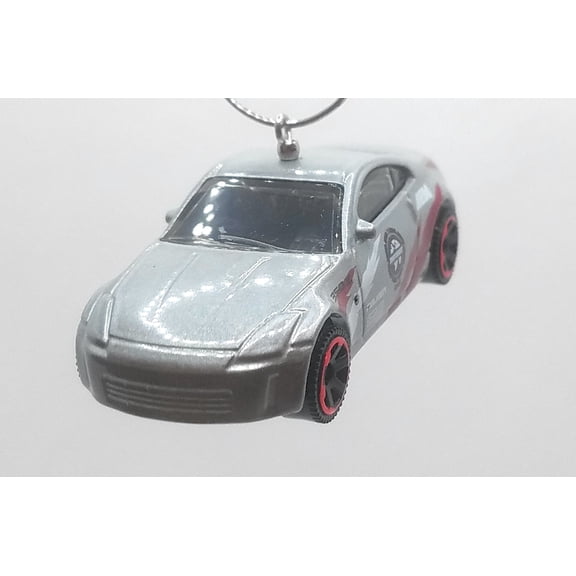 Christmas Ornament for Nissan 350Z Silver/Red Decals