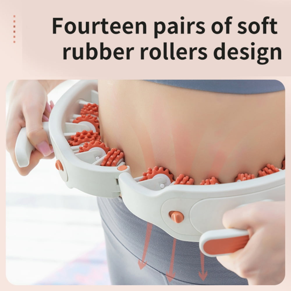 Nuvrek Deep Tissue Anti Cellulite Massage Roller for Fatigue Relief, Brick Red
