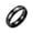Black, variant on I am Enough Rings for Men Women Stainless Steel 4MM Statement Self Love Band Matching Couples Inspirational Promise Simple Personalized Statement Jewelry Silver Plated Size 5