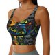 thumbnail image 2 of Fotbe Off-Road Vehicle Sujetador Deportivo Largo sin Aros para Mujer con Almohadillas y Soporte Medio, Transpirable y Absorbente, Camiseta Tipo Chaleco o Tank Top-X-Large, 2 of 8