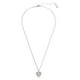 thumbnail image 2 of Collar con colgante Idyllia de Swarovski en forma de corazón con cristales transparentes, 2 of 6