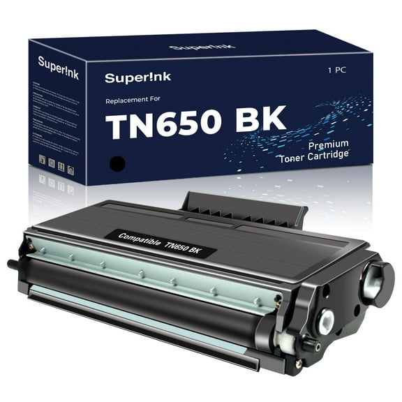 Compatible Brother TN-650 Black Toner Cartridge By Superink