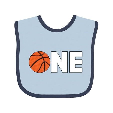 

Inktastic One- Basketball First Birthday Gift Baby Boy or Baby Girl Bib