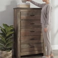 thumbnail image 2 of Signature Design by Ashley Trinell 5 Drawer Wood Chest in Brown, 2 of 11