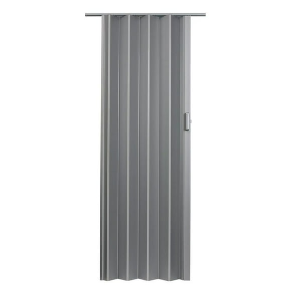 LTL Home Products Spectrum Elite Accordion Door, 36 x 80 Inch, Satin Silver