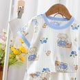 thumbnail image 5 of PEASKJP Baby Boy Shorts Toddler Kids Baby Boy Summer Clothes 2T 3T 4T 5T Vehicles Letter Print Short Sleeve Tops Camouflage Shorts Outfits (Sky Blue,18-24 Months), 5 of 6