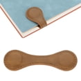 thumbnail image 1 of 2Pcs Marcadores Magnéticos, Clips de Marcas de Página de Cuero Vintage, Marrón Claro, 1 of 6