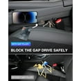 thumbnail image 6 of Leather Car Seat Gap Filler Universal for Car Truck SUV to Block The Gap Between Seat and Console Stop Things from Dropping 2 Sets Black, 6 of 7