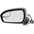 thumbnail image 5 of MIRROR Compatible For 2013-2016 Ford Fusion Left Driver Heated Power Glass In-housing Signal Light With memory Paintable, 5 of 5